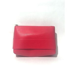 Lancome Pink/Red Makeup Cosmetics Bag